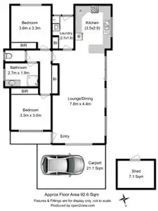 Floorplan of Homely unit listing, 2/14 Madison Avenue, Brighton TAS 7030