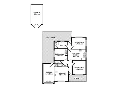 Floorplan of Homely house listing, 20 Bolingbroke Avenue, Fulham Gardens SA 5024