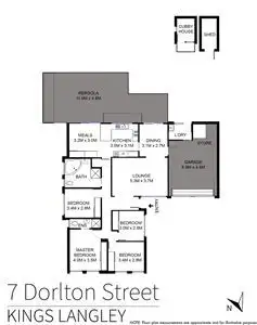 Floorplan of Homely house listing, 7 Dorlton Street, Kings Langley NSW 2147