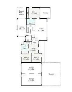Floorplan of Homely house listing, 89 Central Springs Road, Daylesford VIC 3460