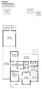 Floorplan of Homely house listing, 10 Second Avenue, Klemzig SA 5087