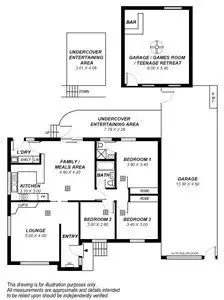 Floorplan of Homely house listing, 16 Sandy Lane, Hackham SA 5163