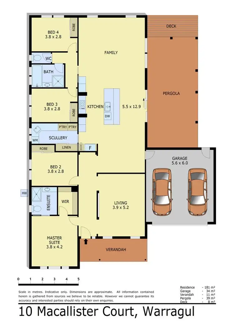 Floorplan of Homely house listing, 10 Macallister Court, Warragul VIC 3820