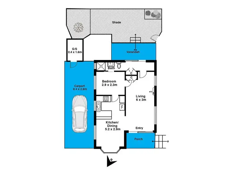 Floorplan of Homely house listing, Site 88 Woodcroft Caravan Park, Woodcroft SA 5162