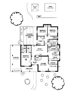 Floorplan of Homely house listing, 6 Woodham Court, Aberfoyle Park SA 5159