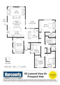 Floorplan of Homely house listing, 55 Lomond View Drive, Prospect Vale TAS 7250