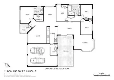 Floorplan of Homely house listing, 11 Dooland Court, Nicholls ACT 2913
