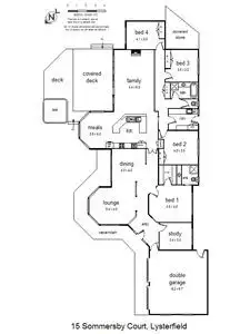 Floorplan of Homely house listing, 15 Sommersby Court, Lysterfield VIC 3156
