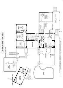 Floorplan of Homely house listing, 2 Chitunga Road, Eden Hills SA 5050