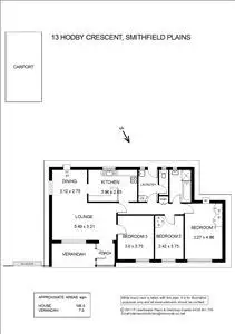 Floorplan of Homely house listing, 13 Hodby Crescent, Smithfield Plains SA 5114