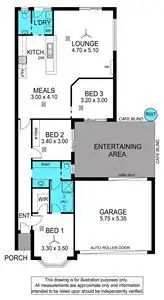 Floorplan of Homely house listing, 2 Erebus Glen, Hallett Cove SA 5158
