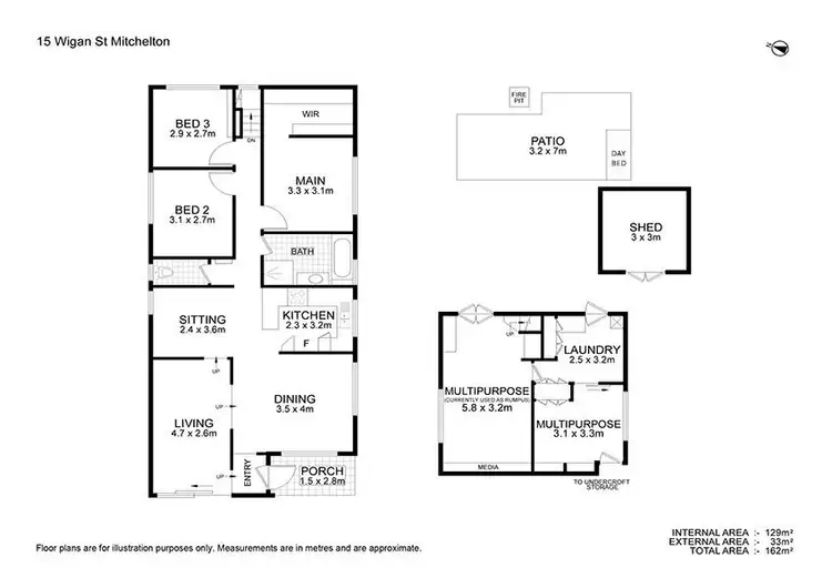 Floorplan of Homely house listing, 15 Wigan Street, Mitchelton QLD 4053