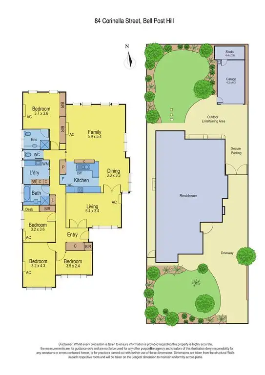 Floorplan of Homely house listing, 84 Corinella Street, Bell Post Hill VIC 3215