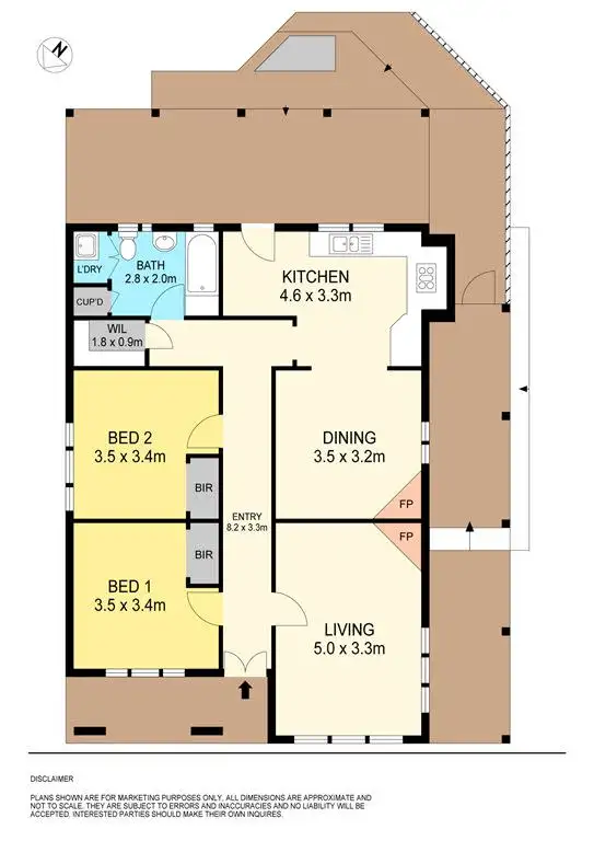 Floorplan of Homely house listing, 2a Trevor Street, Ballarat East VIC 3350