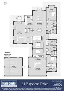 Floorplan of Homely house listing, 64 Bayview Drive, Blackstone Heights TAS 7250