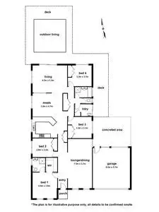 Floorplan of Homely house listing, 9 Tennyson Close, Berwick VIC 3806