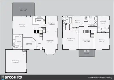 Floorplan of Homely house listing, 10 Nexus Close, Edens Landing QLD 4207