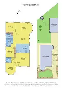 Floorplan of Homely house listing, 10 Stirling Street, Corio VIC 3214