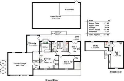 Floorplan of Homely house listing, 15 George Street, Williamstown SA 5351