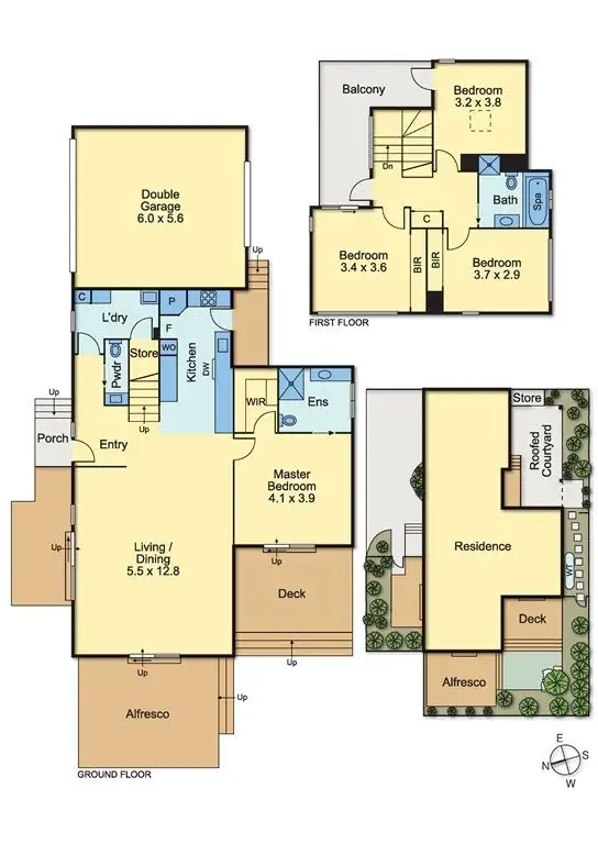 Floorplan of Homely house listing, 65-67 Tyler Street, Preston VIC 3072