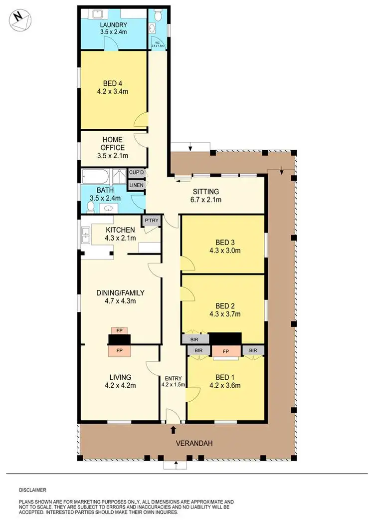 Floorplan of Homely house listing, 59 Cambridge Street, Creswick VIC 3363