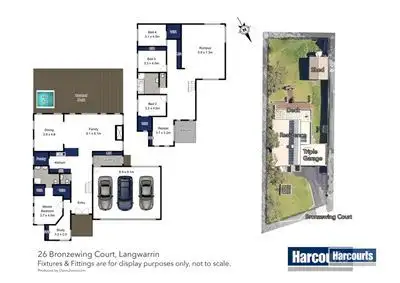 Floorplan of Homely house listing, 26 Bronzewing Court, Langwarrin VIC 3910