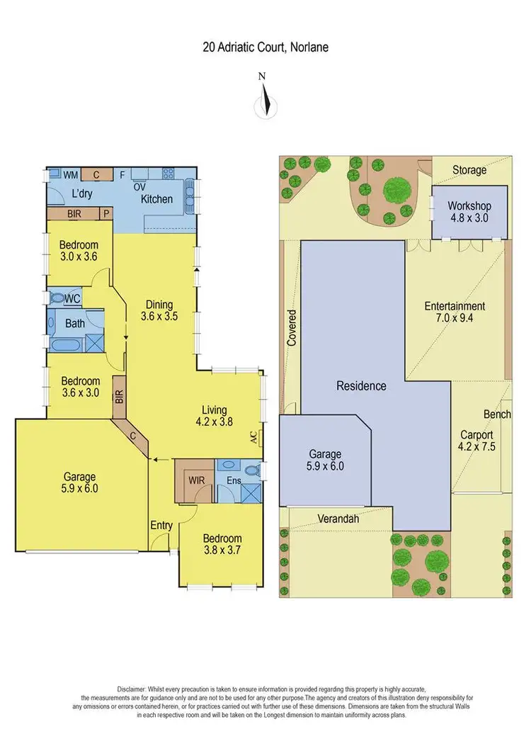 Floorplan of Homely house listing, 20 Adriatic Court, Norlane VIC 3214