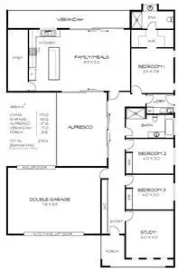 Floorplan of Homely house listing, 56 Tyrone Street, Mccracken SA 5211