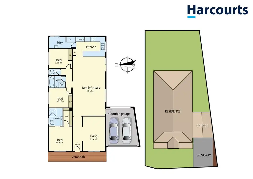 Floorplan of Homely house listing, 6 Skipton Street, Drouin VIC 3818