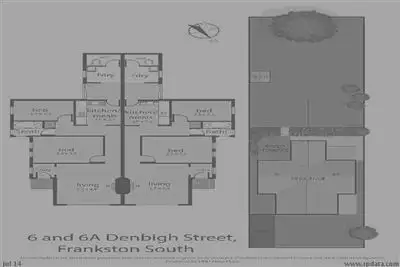 Floorplan of Homely house listing, 6 Denbigh Street, Frankston VIC 3199
