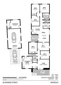 Floorplan of Homely house listing, 26 Denniss Street, Berkeley NSW 2506