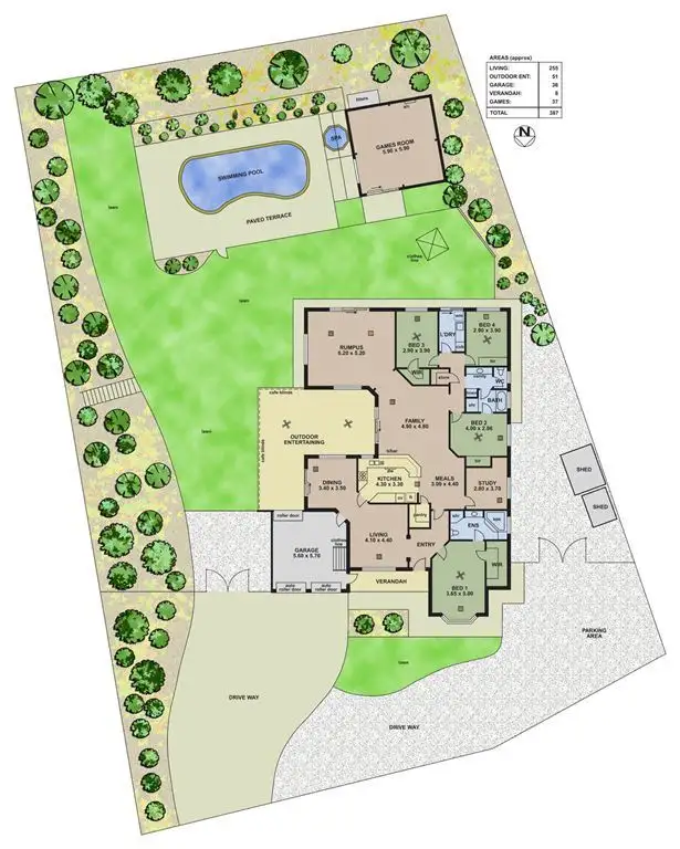 Floorplan of Homely house listing, 174 Pimpala Road, Woodcroft SA 5162