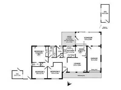Floorplan of Homely house listing, 248 Shepherds Hill Road, Eden Hills SA 5050
