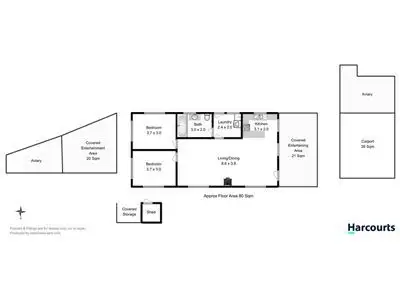 Floorplan of Homely house listing, 821 East Derwent Highway, Risdon TAS 7017