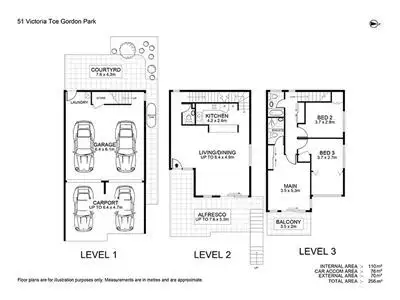 Floorplan of Homely townhouse listing, 51 Victoria Terrace, Gordon Park QLD 4031