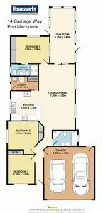 Floorplan of Homely house listing, 14 Carriage Way, Port Macquarie NSW 2444