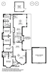 Floorplan of Homely house listing, 23 Caroline Court, Golden Grove SA 5125