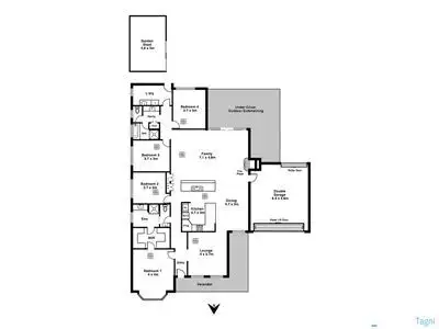 Floorplan of Homely house listing, 10 Morningside Drive, Woodcroft SA 5162