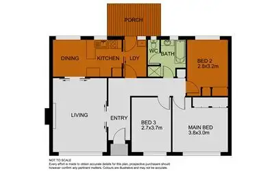 Floorplan of Homely house listing, 11 Gloria Avenue, Dandenong North VIC 3175