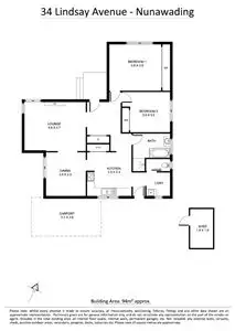 Floorplan of Homely house listing, 34 Lindsay Avenue, Nunawading VIC 3131