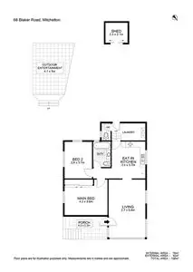 Floorplan of Homely house listing, 66 Blaker Road, Mitchelton QLD 4053