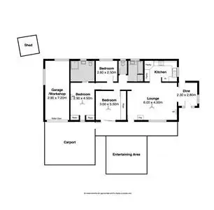 Floorplan of Homely house listing, 93A Rapid Drive, Mccracken SA 5211