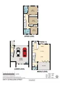 Floorplan of Homely townhouse listing, 5/25 Mullens Street, Hawthorne QLD 4171