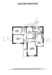 Floorplan of Homely house listing, 5 Holly Street, Christies Beach SA 5165