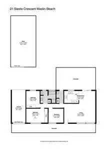 Floorplan of Homely house listing, 21 Siesta Crescent, Maslin Beach SA 5170