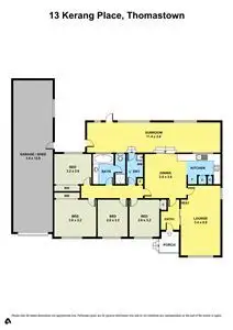 Floorplan of Homely house listing, 13 Kerang Place, Thomastown VIC 3074