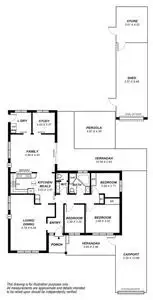 Floorplan of Homely house listing, 40 Allchurch Avenue, Redwood Park SA 5097
