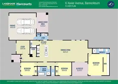 Floorplan of Homely house listing, 6 Xavier Avenue, Bannockburn VIC 3331