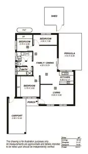 Floorplan of Homely house listing, 8 Johnson Court, Golden Grove SA 5125