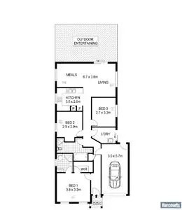 Floorplan of Homely house listing, 12 Oakwood Circuit, Munno Para West SA 5115